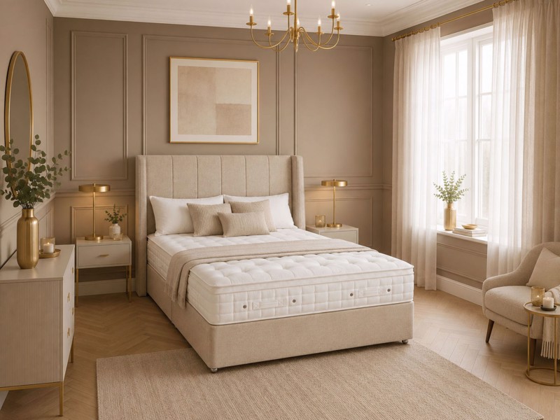 Hypnos Luxor Comfort Supreme luxury pocket sprung mattress with zoned support, ideal for comfortable all-round sleep and premium pressure relief.
