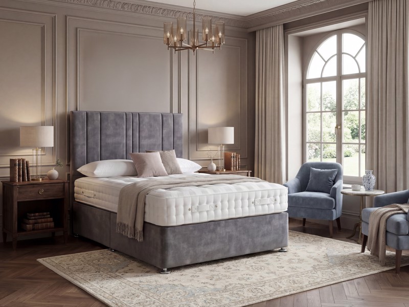 Harrington & Co Winchester Ortho orthopaedic mattress with firm support, recommended for back sleepers looking for one of the best firm mattresses in the UK for spinal alignment.