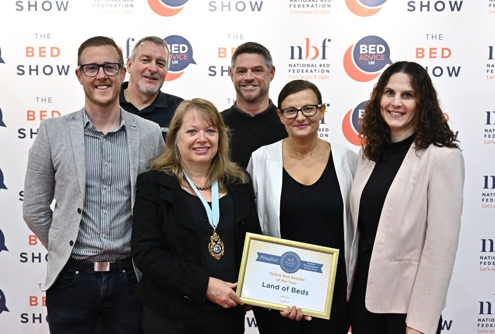 Land of Beds Shortlisted for Online Bed Retailer of the Year at the 2026 NBF Bed Industry Awards